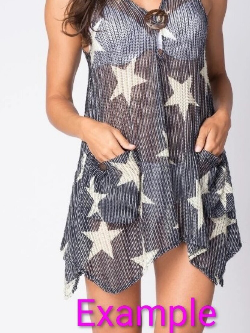 Women's Slither Dress / Swimsuit Cover Up (XS/S) Paradise USA - Picture 3 of 9